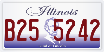 IL license plate B255242