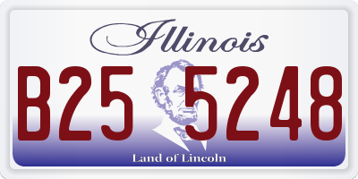 IL license plate B255248
