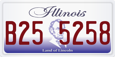 IL license plate B255258