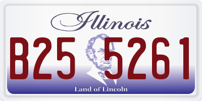 IL license plate B255261