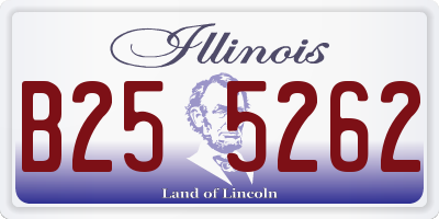 IL license plate B255262