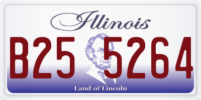 IL license plate B255264