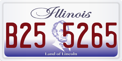 IL license plate B255265