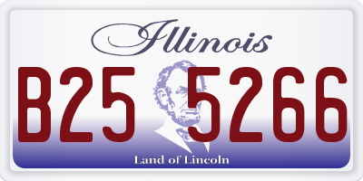 IL license plate B255266