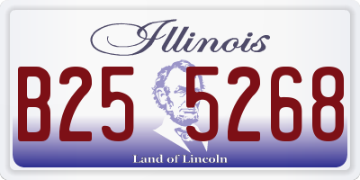 IL license plate B255268