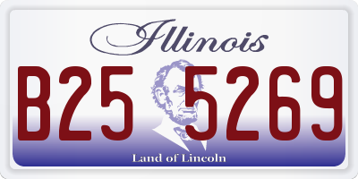 IL license plate B255269
