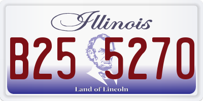 IL license plate B255270