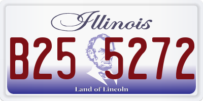 IL license plate B255272