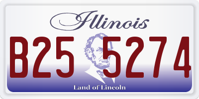 IL license plate B255274