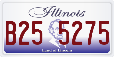 IL license plate B255275
