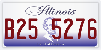 IL license plate B255276