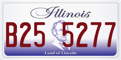 IL license plate B255277