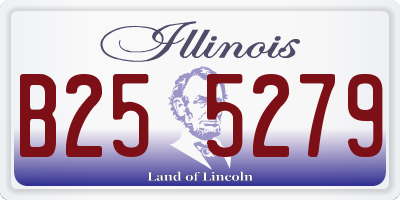 IL license plate B255279
