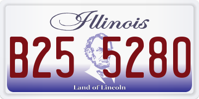 IL license plate B255280