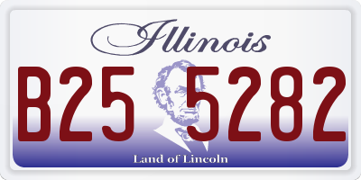 IL license plate B255282