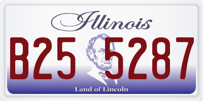 IL license plate B255287