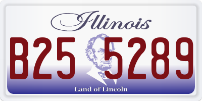 IL license plate B255289