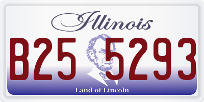 IL license plate B255293