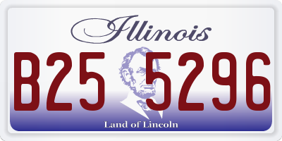 IL license plate B255296