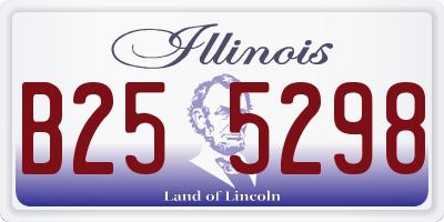 IL license plate B255298