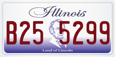 IL license plate B255299