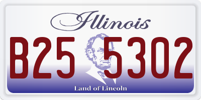 IL license plate B255302
