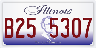 IL license plate B255307