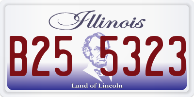 IL license plate B255323