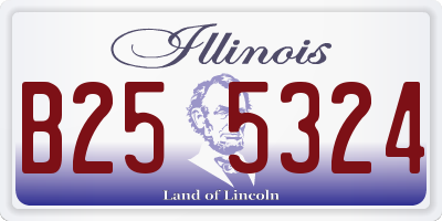 IL license plate B255324