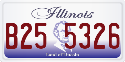 IL license plate B255326