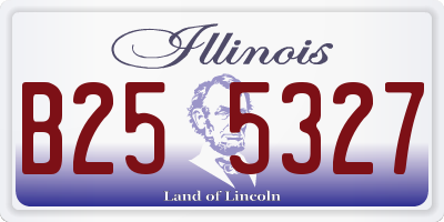 IL license plate B255327