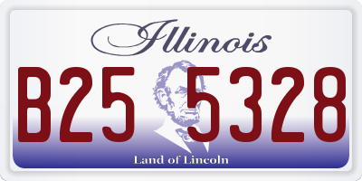 IL license plate B255328