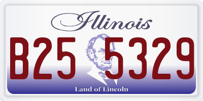 IL license plate B255329