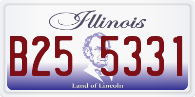IL license plate B255331