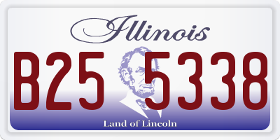 IL license plate B255338