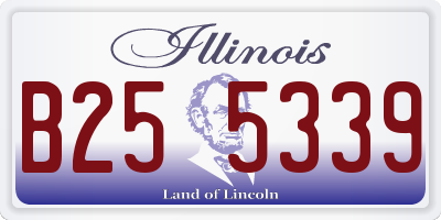 IL license plate B255339