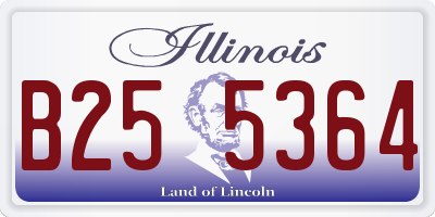 IL license plate B255364