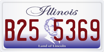 IL license plate B255369