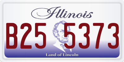 IL license plate B255373