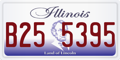 IL license plate B255395
