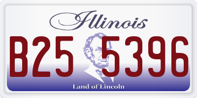IL license plate B255396