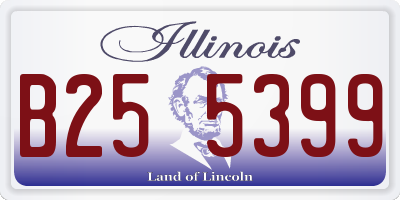 IL license plate B255399