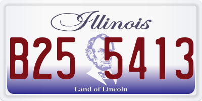 IL license plate B255413
