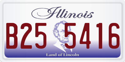 IL license plate B255416