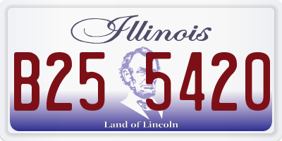 IL license plate B255420