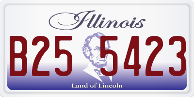 IL license plate B255423