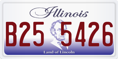 IL license plate B255426