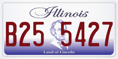 IL license plate B255427