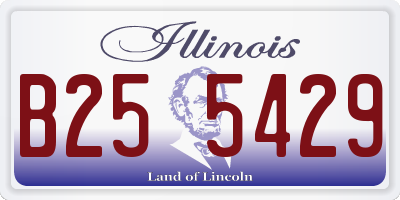 IL license plate B255429