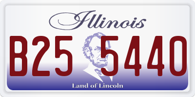 IL license plate B255440